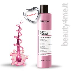 beauty4me dikson diksoprime super keratin  shampoo rivitalizzante 300ml