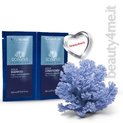 beauty4me oyster oceanus aqua shampooe conditioner bustine 15ml