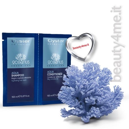 beauty4me oyster oceanus aqua shampooe conditioner bustine 15ml