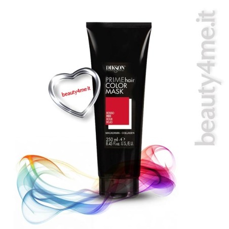 beauty4me dikson prime hair color mask rosso 250ml