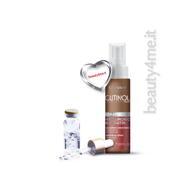 beauty4me oyster cutinol plus keratin olio spray cheratinico 55ml